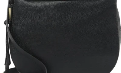 Kenzy Large Leather Crossbody Bag