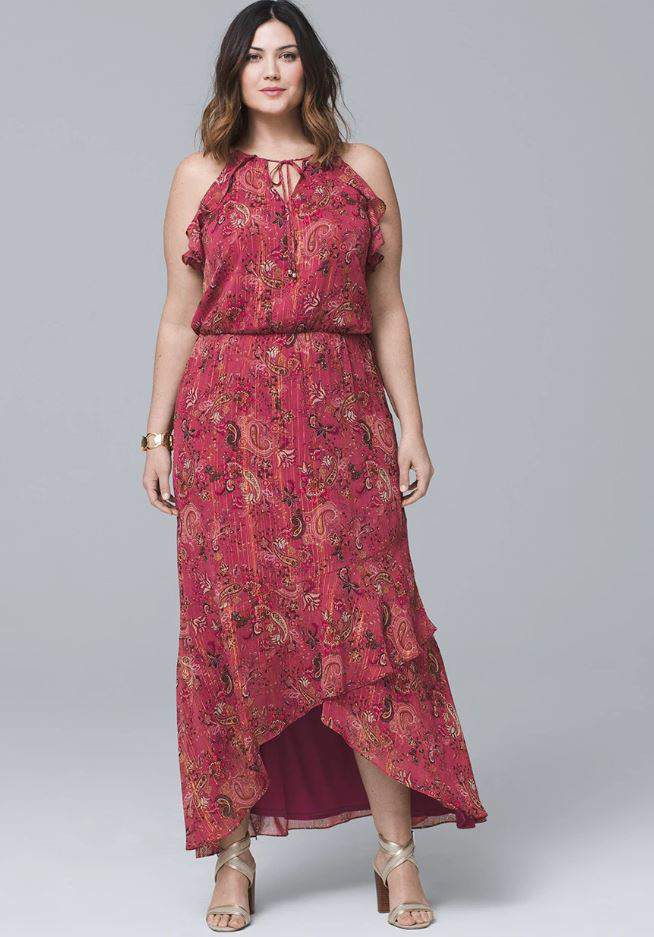 Whbm-Paisley-Print-High-Low-Maxi-Dr