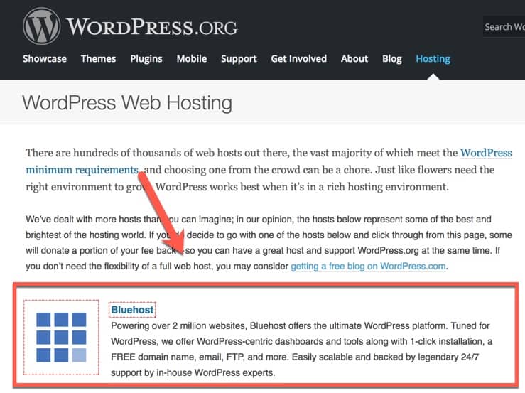 bluehost 