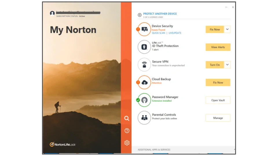 3 Norton 360 Antivirus