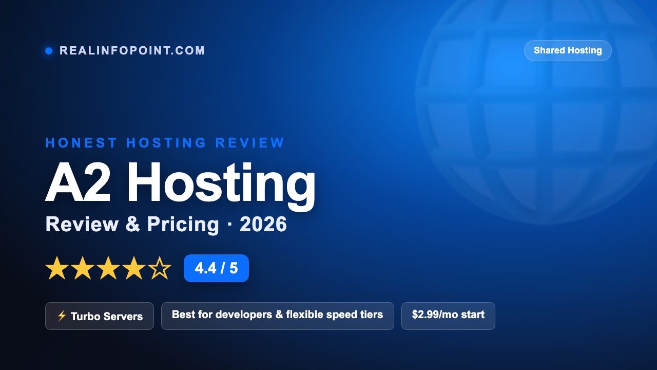 A2 Hosting Review 2026 — pricing, speed, pros and cons