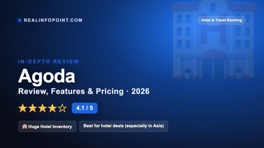 Agoda Review 2026 — features, pricing, pros and cons