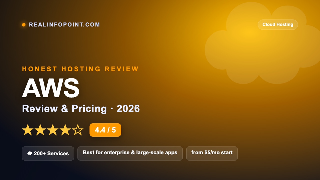 AWS Review 2026 — pricing, speed, pros and cons