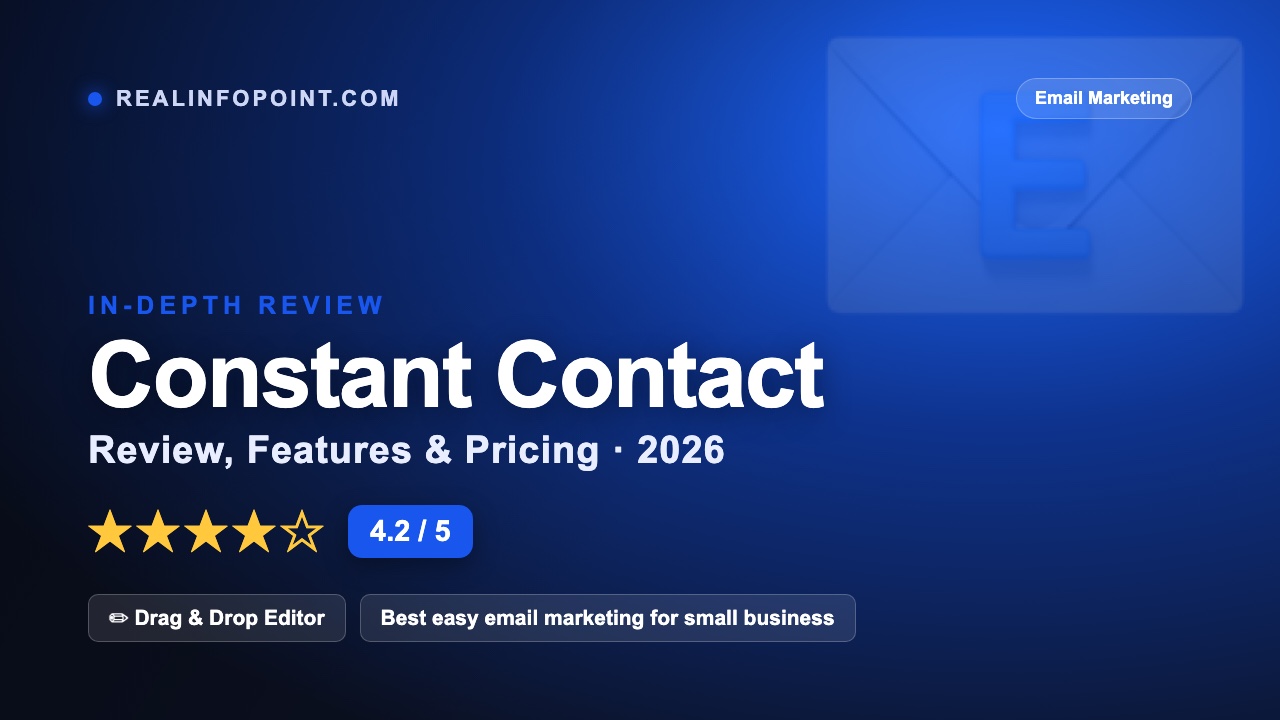 Constant Contact Review 2026 — features, pricing, pros and cons