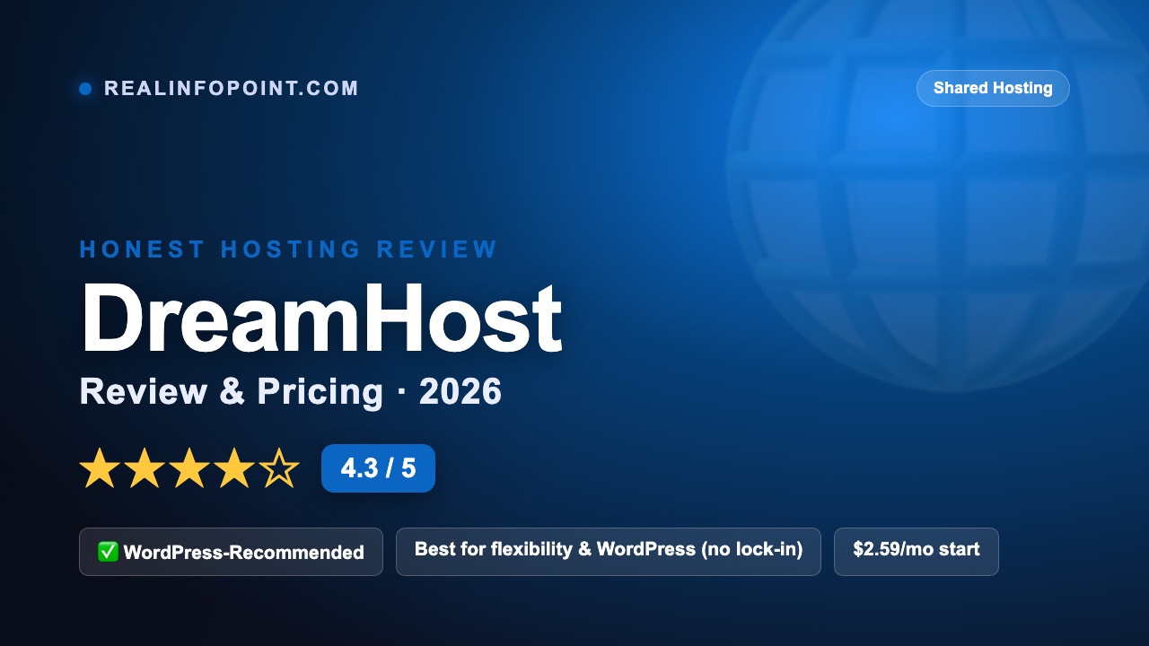 DreamHost Review 2026 — pricing, speed, pros and cons