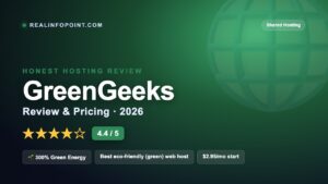 GreenGeeks Review 2026 — pricing, speed, pros and cons
