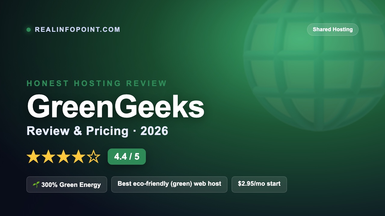 GreenGeeks Review 2026 — pricing, speed, pros and cons