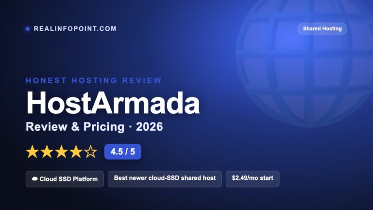 HostArmada Review 2026 — pricing, speed, pros and cons