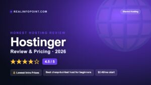 Hostinger Review 2026 — pricing, speed, pros and cons