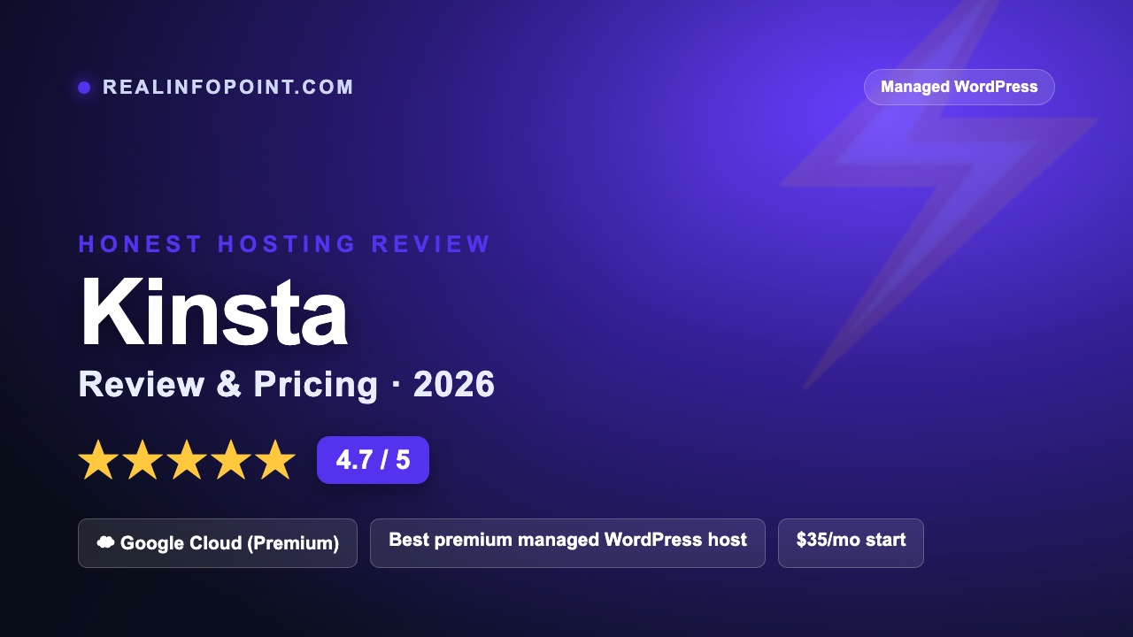 Kinsta Review 2026 — pricing, speed, pros and cons