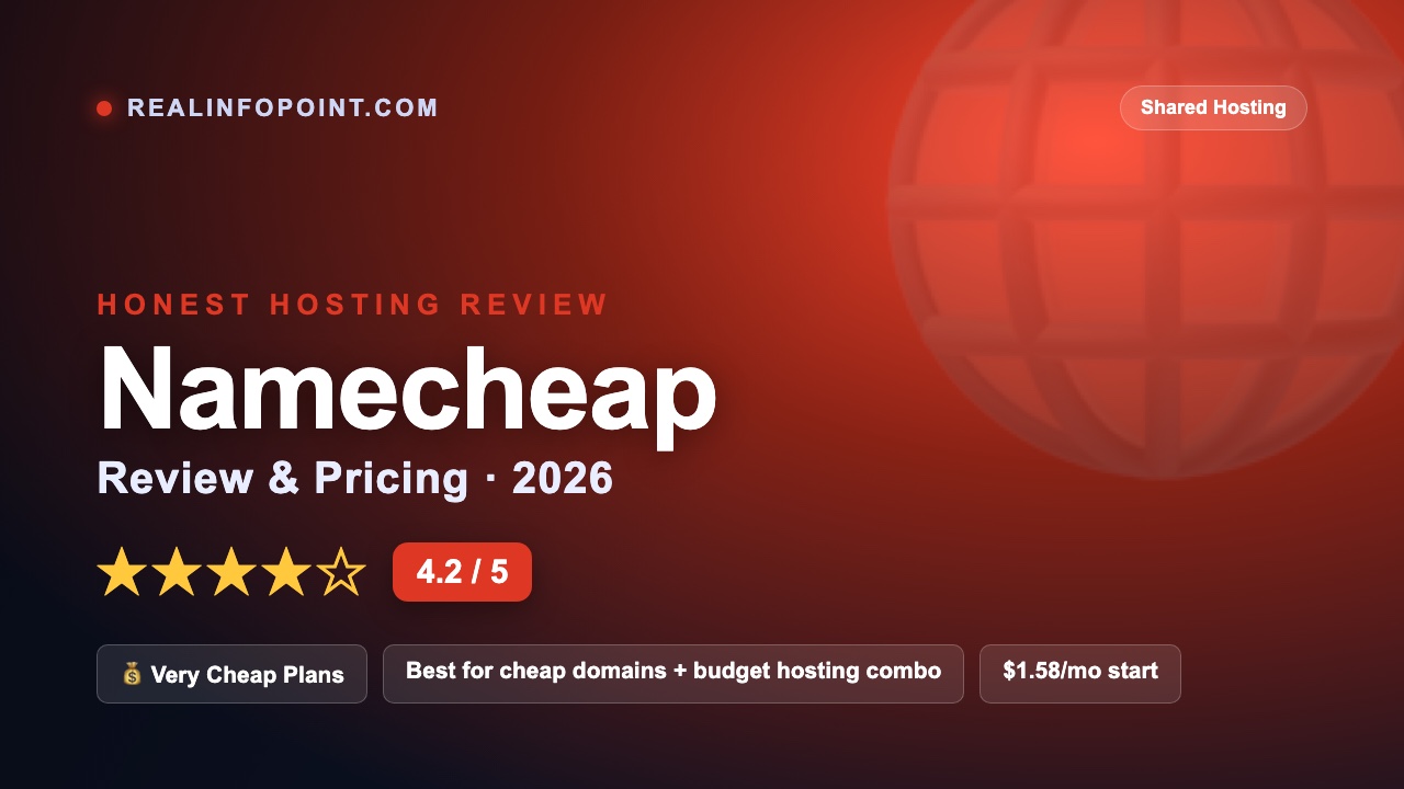 Namecheap Review 2026 — pricing, speed, pros and cons