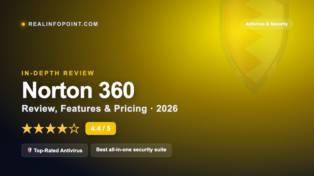 Norton 360 Review 2026 — features, pricing, pros and cons