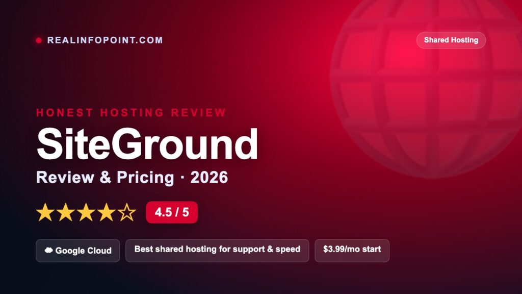 SiteGround Review 2026 — pricing, speed, pros and cons