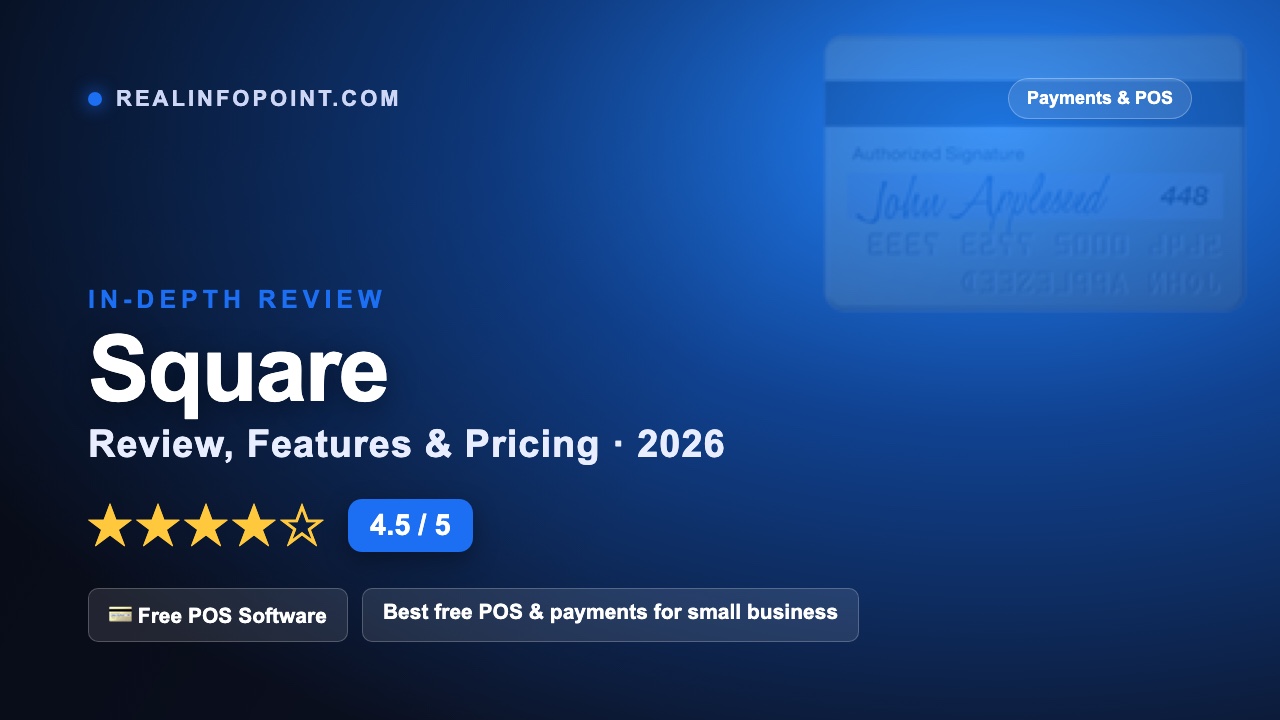 Square Review 2026 — features, pricing, pros and cons